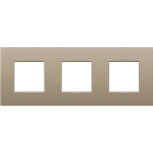 Afbeelding van Niko Drievoudige horizontale afdekplaat, kleur Intense bronze