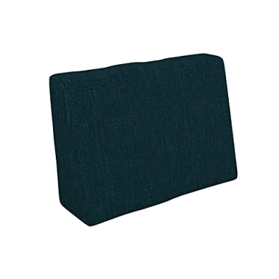 Afbeelding van POKAR Kussen voor europallets 1 rugleuning 60 cm x 40 20/10 cm, van koudschuim, zeer comfortabel, tuinbank, binnen en buiten, zonder pallet, donkergroen