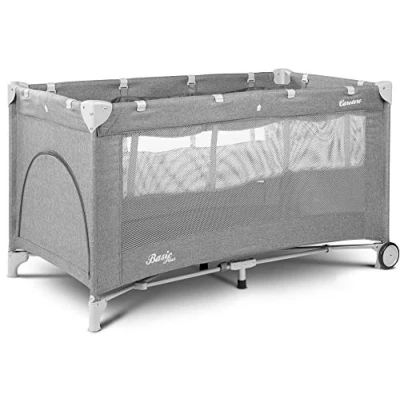 Afbeelding van Caretero Campingbedje Basic Plus Gray