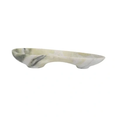 Afbeelding van Present Time Schaal Organic Groen 37x13x7cm Scandinavisch