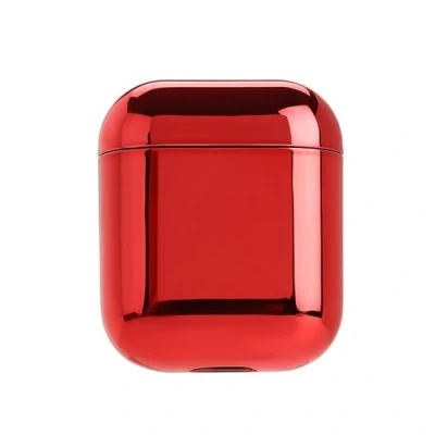 Afbeelding van AirPods 1/2 hoesje Electro series hard case Rood Schokbestendig