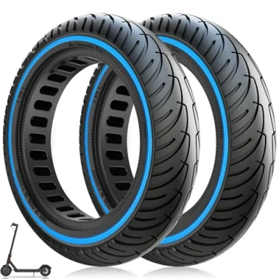 Afbeelding van Amitor E Scooter 8 1/2 x2 massief rubberen band voor 8,5 inch scooter, 50/75 6.1 Honeycomb Solid Xiaomi Pro 2 M365 S1, reservebanden zonder binnenband en achter