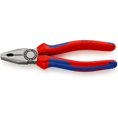 Image de KNIPEX 03 02 180 pince combinée avec branches multi composants noir atramentisé mm