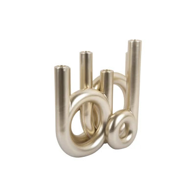 Afbeelding van Present Time Kandelaar Rings Large Metallic gold