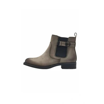 Afbeelding van Tamaris Comfort Korte laarzen, Dames, Maat: 39, Stone nubuc Leer/ synthetisch