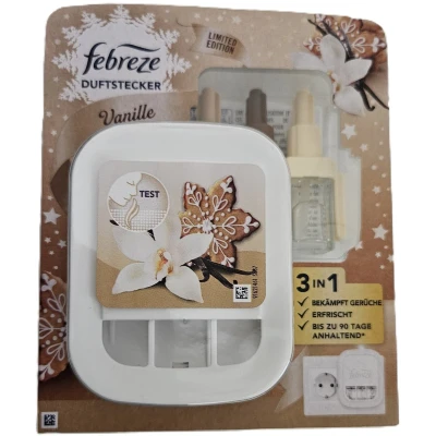 Afbeelding van Febreze 3Volution Elektrische Geurverspreider Vanille &amp; Magnolia 1 x Starterkit Limited Edition Geurverspreiders Smart Chip Technologie Luchtverfrisser