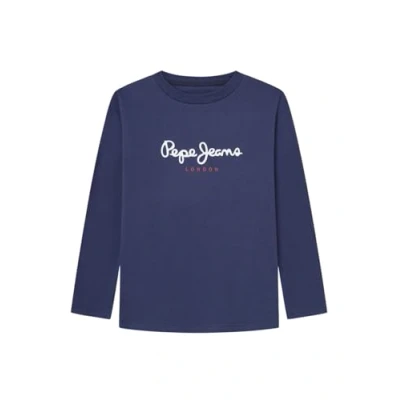 Image de Pepe Jeans New Herman N T Shirt Garçon, Bleu marine, 16 ans