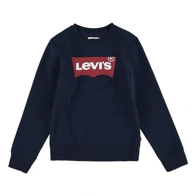 Image de Levi&#039;S Kids Batwing Crewneck Sweatshirt Bébé Garçon, Dress Blues, 18 mois