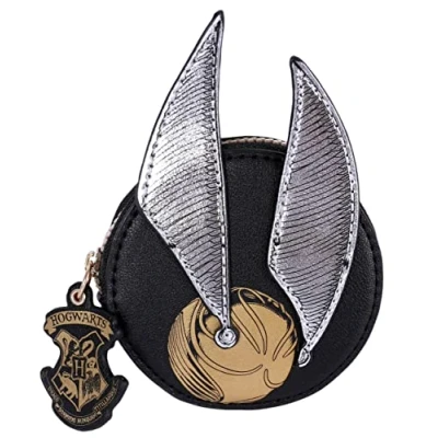 Afbeelding van Zwarte, ronde portemonnee HARRY POTTER