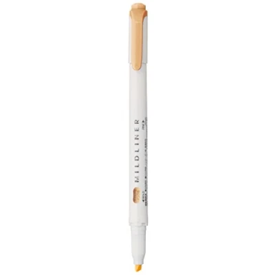 Afbeelding van Zebra Mild Liner markeerstift, zacht oranje (WKT7 MOR)