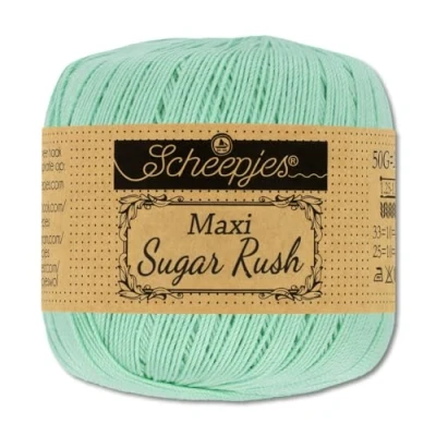 Afbeelding van Frida&#039;s Wollhaus Scheepjes Maxi Sugar Rush haakgaren 50 g katoen 87 kleuren (385 Crystalline)
