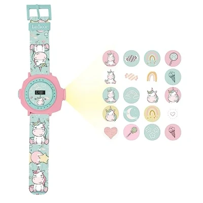 Afbeelding van Digitaal horloge met 20 afbeeldingen projectie Unicorn design
