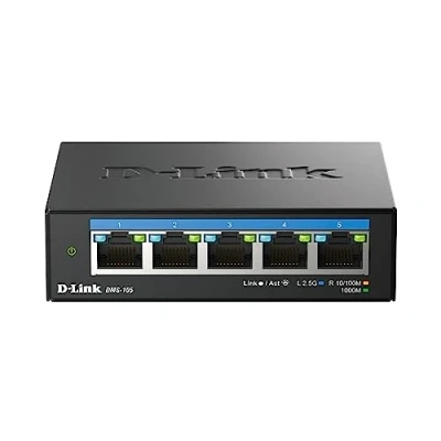 Afbeelding van D Link 5 Port Multi Gigabit Unmanaged Switch