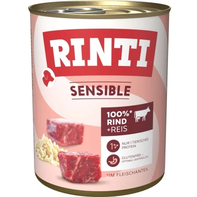 Afbeelding van 6x800g Rinti Sensible Rund &amp; Rijst