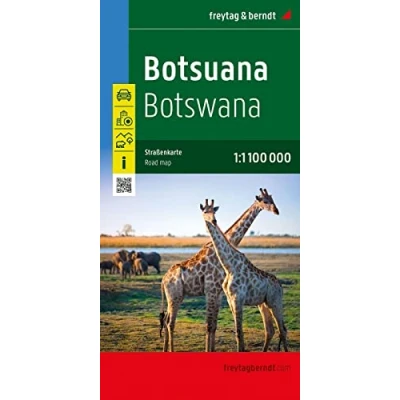 Afbeelding van Botsuana, Straßenkarte 1:1.100.000, freytag &amp; berndt