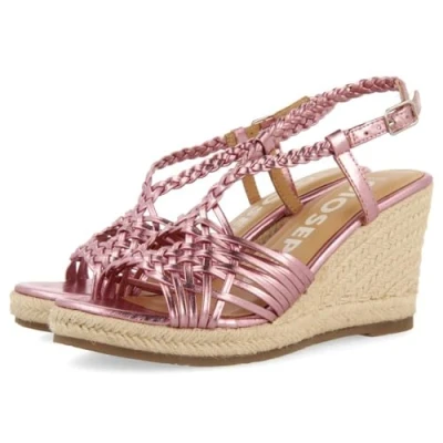 Afbeelding van Gioseppo Glide Sandalen met hoge hak, Dames, Maat: 40, Rosa Leer