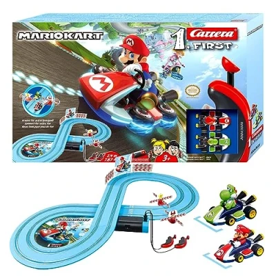 Image de Circuit Carrera First Nintendo Mario Kart avec piste et voitures