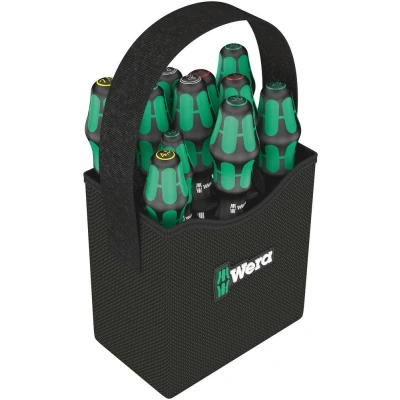 Afbeelding van Wera 05004313001 Kraftform 2go 300 11 delige Schroevendraaierset in draagtas