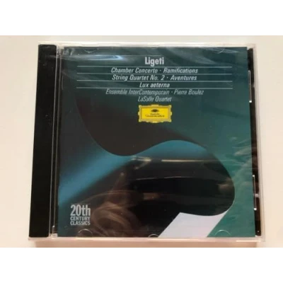 Afbeelding van Ligeti: Chamber Concerto; Ramifications; String Quartet No. 2; Aventures; Lux aeterna