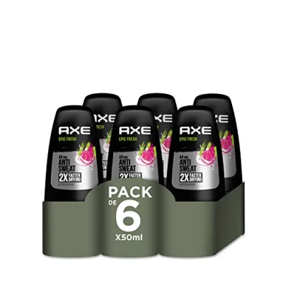 Afbeelding van 6x Axe Deodorant Roller Epic Fresh 50 ml