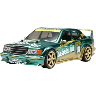 Image de Voiture de tourisme électrique Tamiya Mercedes Benz 190E Diebels Alt 58638 4 roues motrices (4WD) brushed kit à monter 1:10