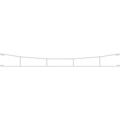 Afbeelding van Viessmann Modelltechnik 4143 H0 Rijdraad Universeel 360 mm 3 stuk(s)