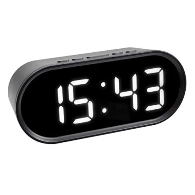 Afbeelding van TFA Dostmann 60.2025.01 Wekker Quartz Zwart Alarmtijden: 1