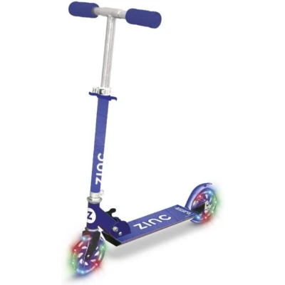 Afbeelding van Zinc Step Scooter Blauw inclusief LED wielen verstelbaar in hoogte