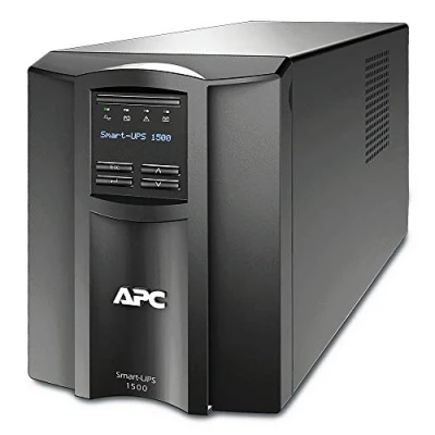 Image de APC Smart UPS SMT1500IC Onduleur CA 220/230/240 V 1000 Watt 1500 VA RS 232 USB connecteurs de sortie : 8 noir avec SmartConnect
