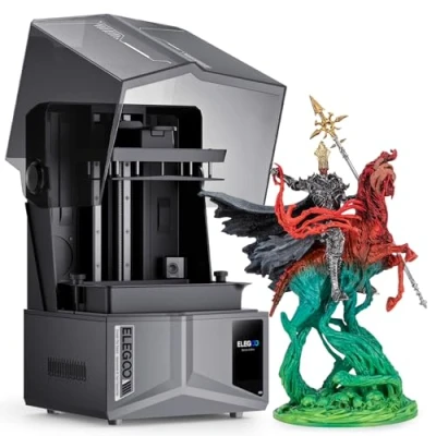 Afbeelding van ELEGOO Saturn 4 Ultra 3D printer hars 12K MSLA, automatische nivellering, snelle print tot 150 mm/h, AI camera, wifi clusterdruk, groot afdrukformaat 220 x 122,88 218,88 mm3