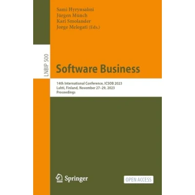 Afbeelding van Lecture Notes in Business Information Processing Software
