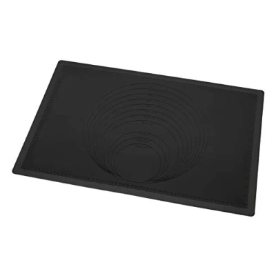Afbeelding van Lurch Flexiform Bakmat Met maataanduiding Hittebestendig tot 240 Anti kleef Zwart Silicone 40x60 cm