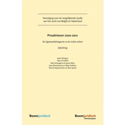 Afbeelding van Vereniging voor de vergelijkende studie van het recht in Belgie en Nederland Preadviezen 2020 2021