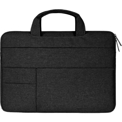 Afbeelding van Laptoptas 14 inch Spatwaterdichte Laptophoes &amp; Laptop Sleeve met handvat Zwart