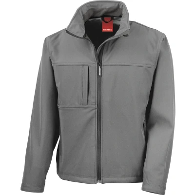 Afbeelding van Result Classic Softshell Jacket R121 Workguard Grey
