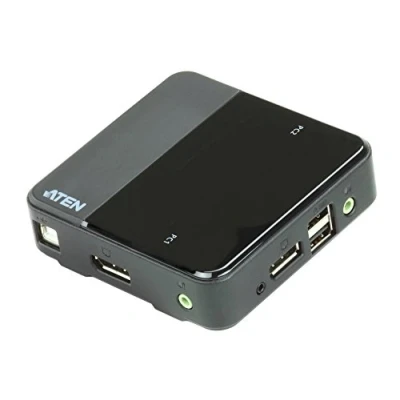 Image de ATEN CS782DP commutateur écran clavier souris/audio/USB 2 ports Ordinateur de bureau