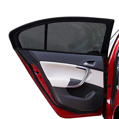 Afbeelding van PHYLES Zijzonwering voor de auto, kinderen en huisdieren, tegen uv stralen, 110 x 50 cm, 2 stuks