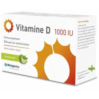 Afbeelding van Metagenics Vitamine D 1000 IU Kauw Tabletten 168pakket