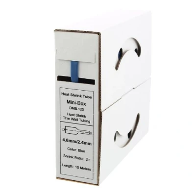 Afbeelding van Krimpkous 10 meter 4,8 mm &gt; 2,4 mm, blauw