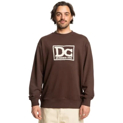 Afbeelding van DC Shoes Pullover Sweater, Heren, Maat: XS, Ctl coffee bean