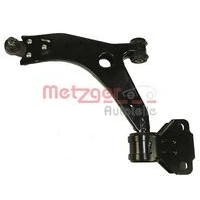 Afbeelding van METZGER 58076501 Draagarm Met draag/ stuur gewricht, rubberlager Vooras links Driehoeksdraagarm FORD: C Max 2, FOCUS 3, 3 Turnier