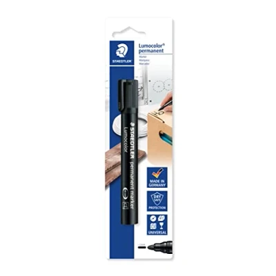 Image de Staedtler 352 9 BKDA marqueur indélébile noir Blister avec 1 permanent.