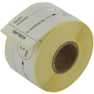 Afbeelding van Food Labels (Cooling) White 70 x 35mm