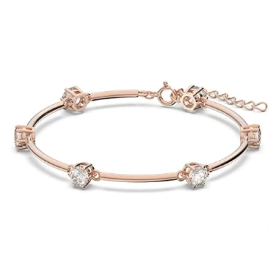 Afbeelding van Swarovski Constella Bangle Armband rosegoldcoloured, Dames, Maat: One Size, Rosegold coloured