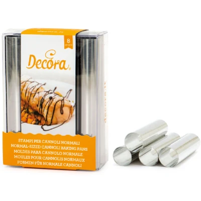 Afbeelding van Set van 8 cannoli vormen Decora
