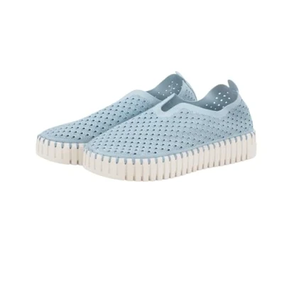 Afbeelding van Ilse Jacobsen Modieuze enkellaarzen voor dames, tulp, 3373, Blauw (Ash Blue), 39 EU