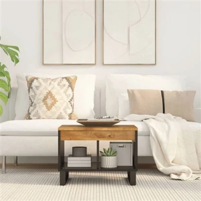 Afbeelding van Salontafel 55x50x40 cm massief mangohout