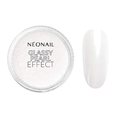 Afbeelding van NEONAIL Glitter poeder voor nagels, parelmoer, wit, 2 g