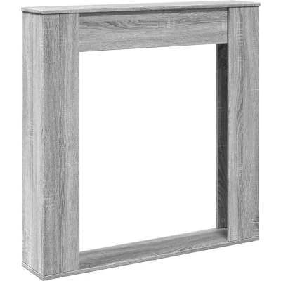 Afbeelding van vidaXL Haardombouw 100x20x100 cm bewerkt hout grijs sonoma eikenkleur