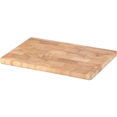 Afbeelding van Continenta Snijplank in Rubberhout Kopshout 35x25xH2cm